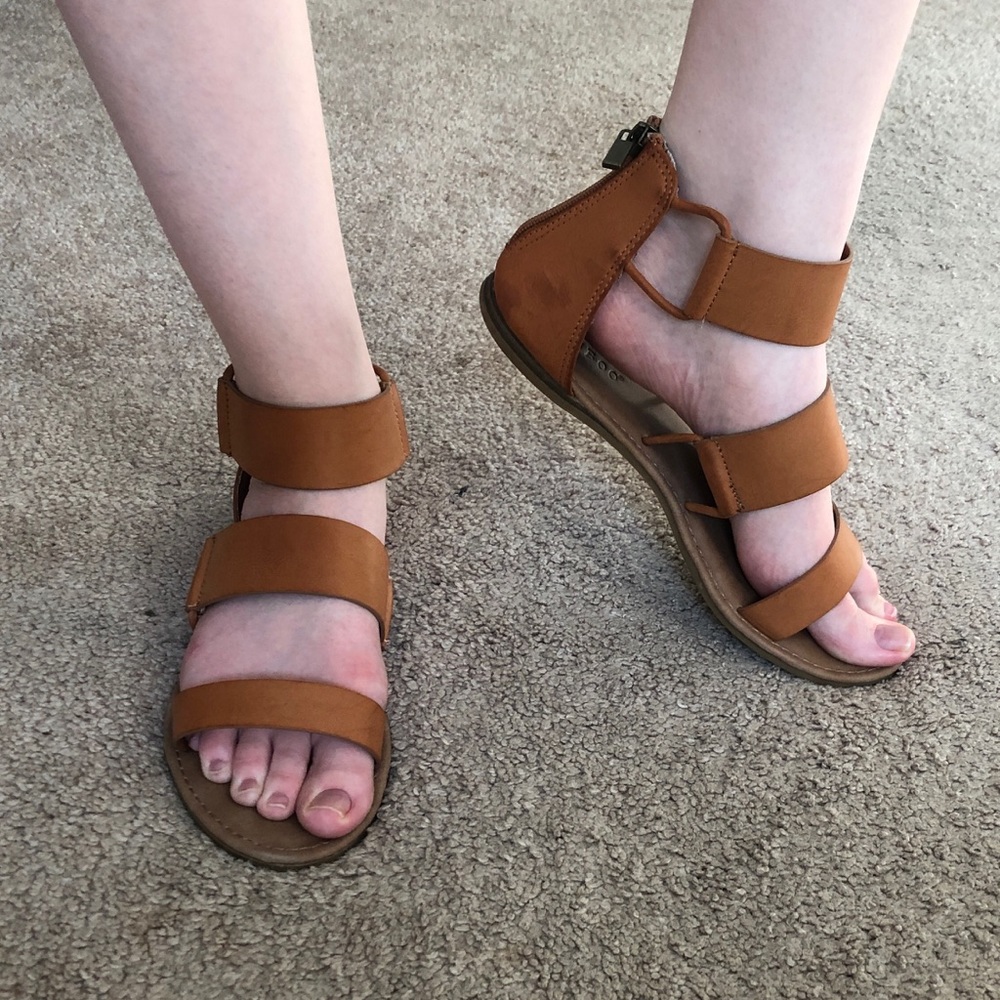 Brown Gladiator Sandals